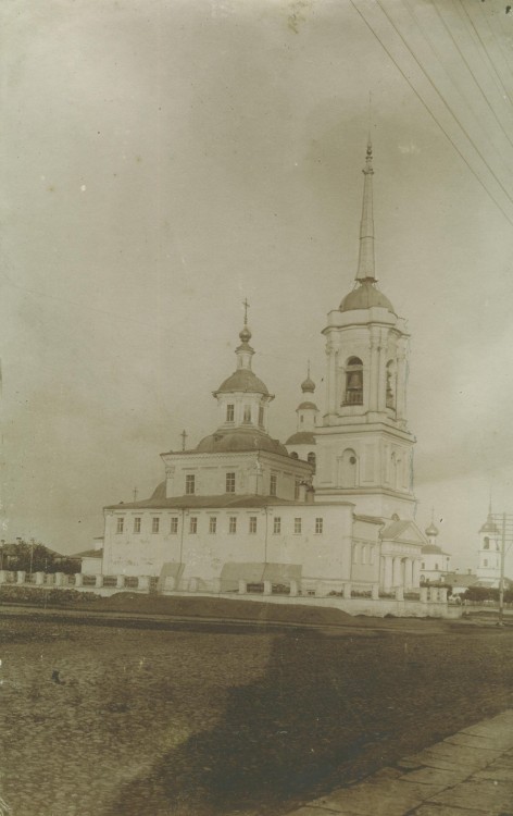 Вологда. Церковь Николая Чудотворца на Сенной площади. архивная фотография, Никольская церковь на Сенной. Фото Дунаева Б. И. 1913-14 гг. из собрания Сольвычегодского музея (СИХМ КП-4844. Ф 583)