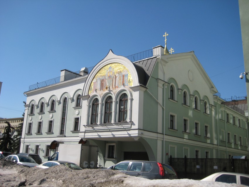 Часовня Серафима Саровского при подворье Троицкого Серафимо Дивеевского монастыря (новая), Мещанский (Центральный административный округ (ЦАО), г. Москва). фасады