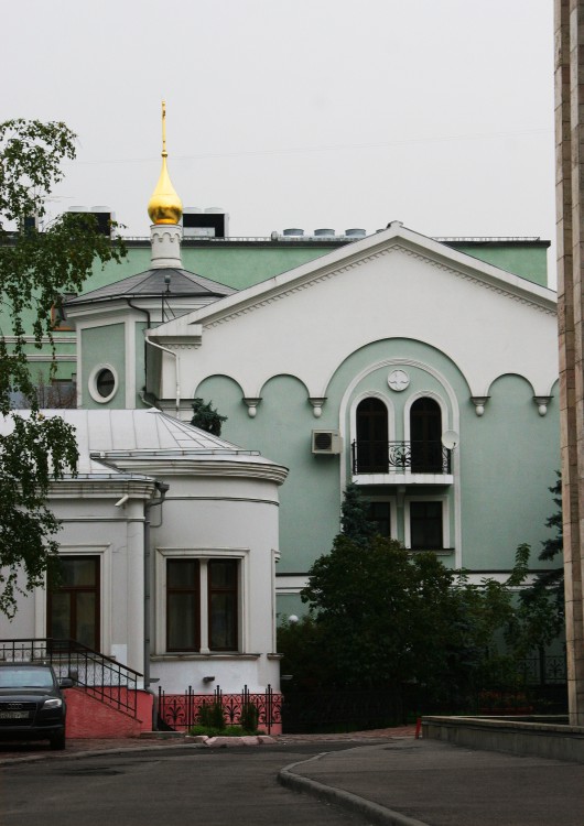 Часовня Серафима Саровского при подворье Троицкого Серафимо Дивеевского монастыря (новая), Мещанский (Центральный административный округ (ЦАО), г. Москва). фасады, Часовня Серафима Саровского (новая)