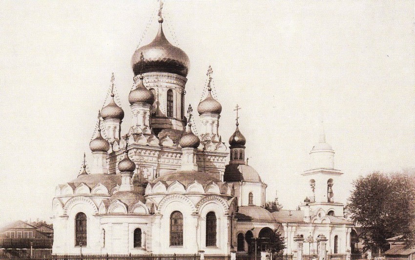 Церковь Всех Святых  в Боброве, Коломна (Коломенский городской округ, Московская область). архивная фотография, Фото нач. ХХ в. с сайта http://церкви-коломны.рф