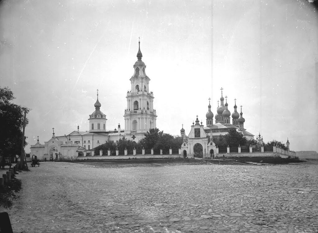 Кострома. Собор Богоявления Господня в Кремле (старый). архивная фотография, Архивное фото, 1909 год.