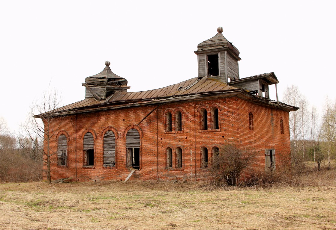 Комарово, урочище. Неизвестная молельня. фасады, Северный фасад.