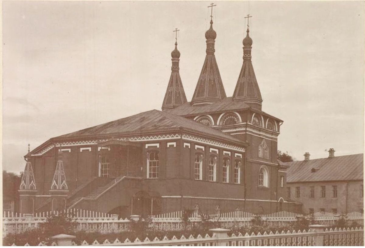 Церковь Похвалы Божией Матери при Архиерейском доме, Тула (Тула, город, Тульская область). архивная фотография, Фото 1895 г. из фондов ГИМ. (ГК № 53491452)