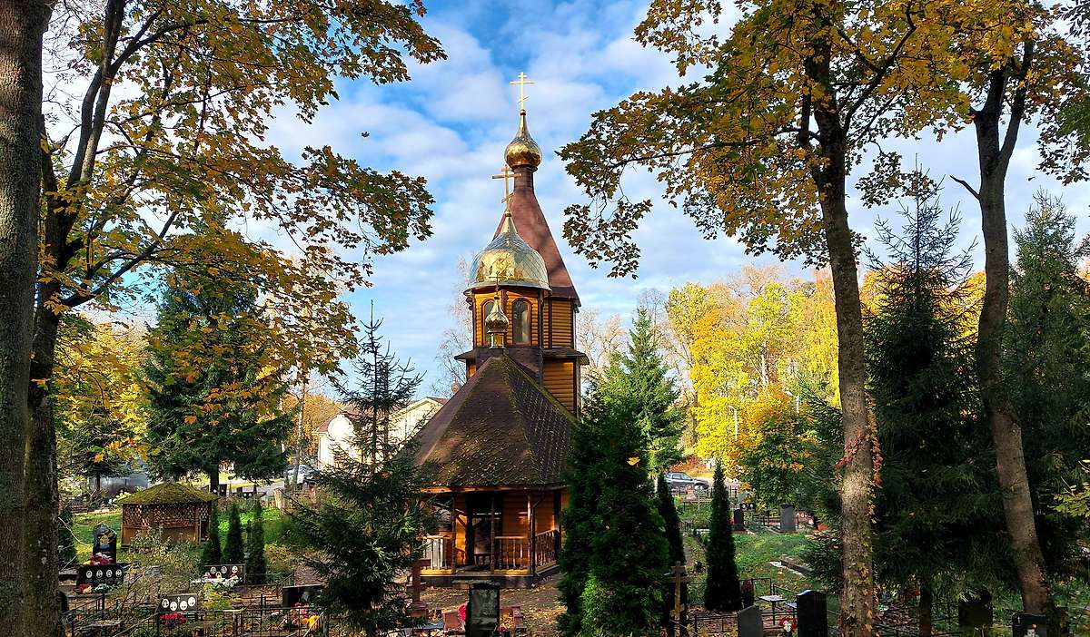 фасады. Церковь Троицы Живоначальной на Городском кладбище Кронштадта, Кронштадт (Санкт-Петербург, Кронштадтский район, г. Санкт-Петербург)