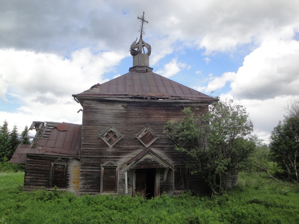 Стеховская (Химанево). Церковь Флора и Лавра. фасады, Вид  с южной стороны