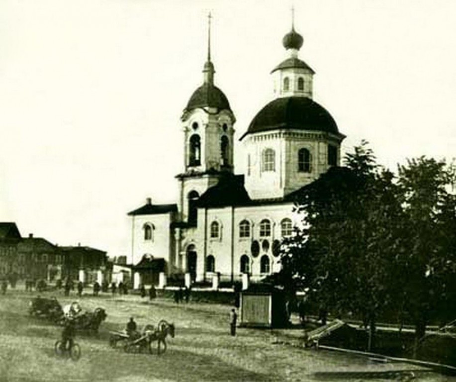 Церковь Преображения Господня, Боровичи (Боровичский район, Новгородская область). архивная фотография, фото начало XX века