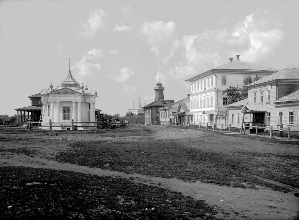 Часовня Параскевы Пятницы, Чухлома (Чухломский район, Костромская область). архивная фотография, Фото 1906-1908 годов из фондов Костромского государственного историко-архитектурного и художественного музея-заповедника. Автор В.Н. Кларк