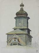 Заячерицкий Погост. Рождества Пресвятой Богородицы (старая), церковь