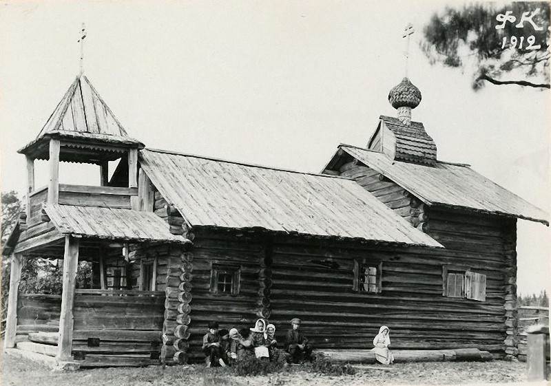 Неизвестная часовня, Габсельга (Медвежьегорский район, Республика Карелия). архивная фотография, Старинное фото из фондов Национального музея Республики Карелия