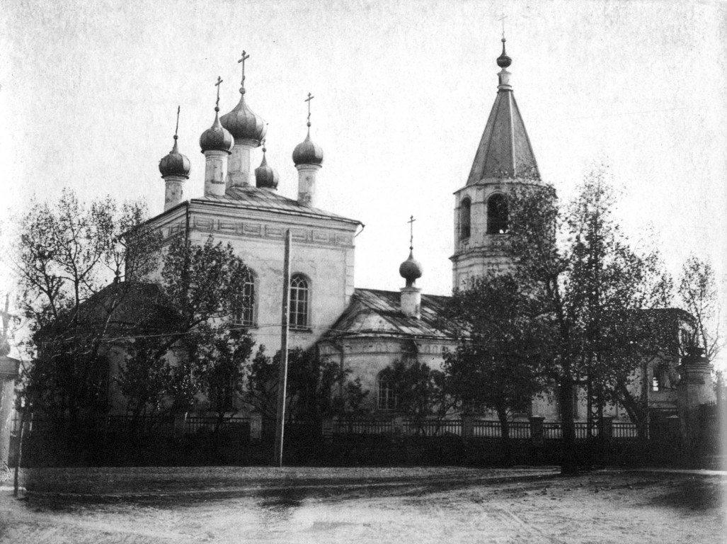 Саратов. Церковь Спаса Преображения (единоверческая). архивная фотография, 1920 год. Фото братьев Леонтьевых с сайта http://oldsaratov.ru