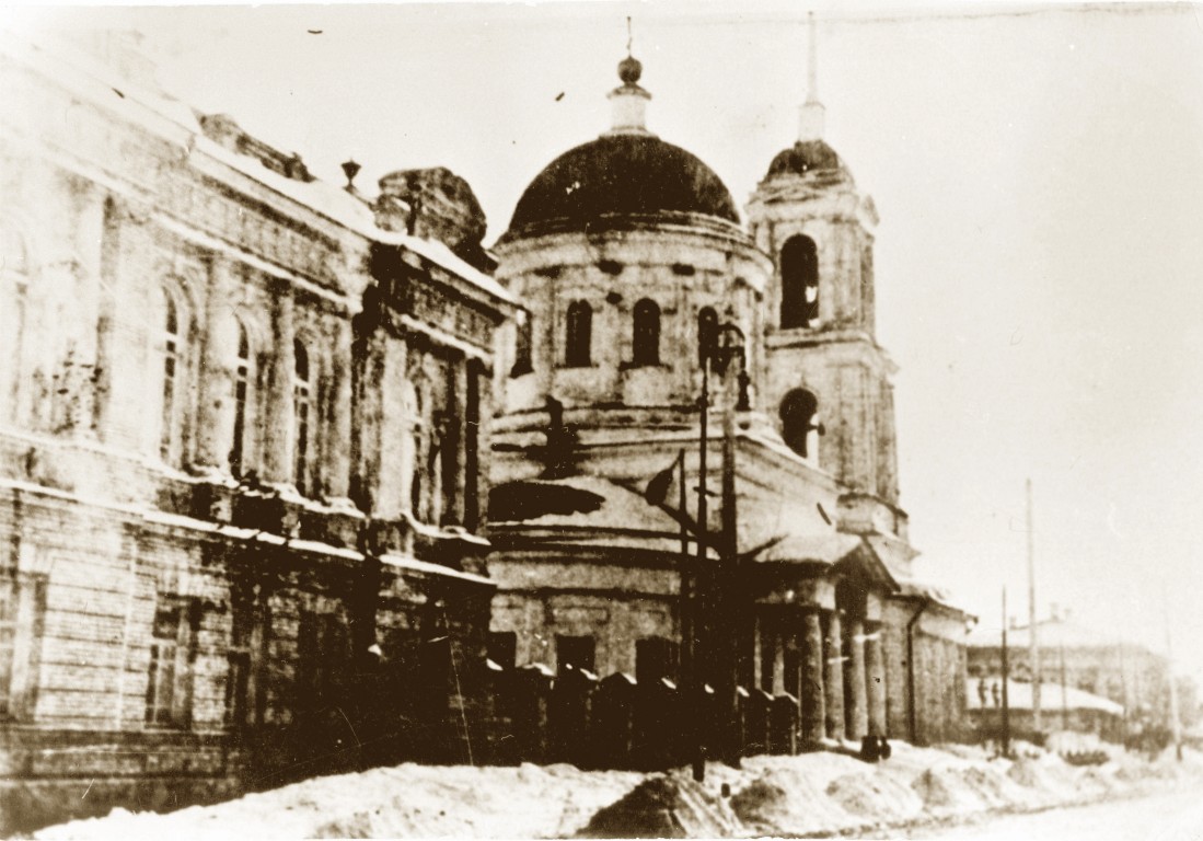 Саратов. Церковь Спаса Нерукотворного Образа (утраченная). архивная фотография, 1911-1930 год с http://oldsaratov.ru