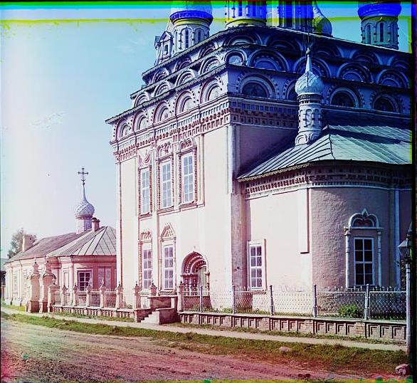 Церковь Троицы Живоначальной, Кострома (Кострома, город, Костромская область). архивная фотография, Прокудин-Горский