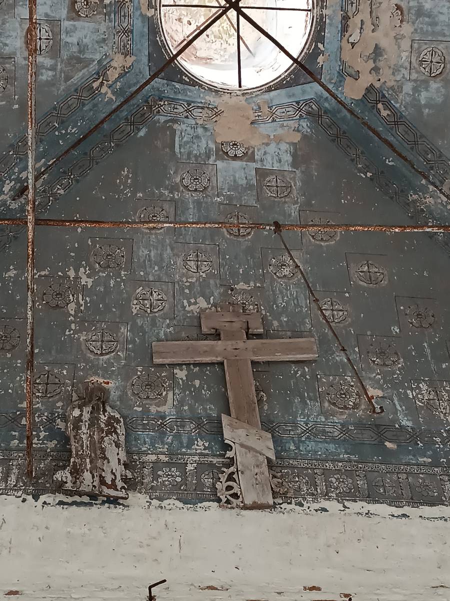 интерьер и убранство. Церковь Казанской иконы Божией Матери, Заболотье, урочище (Чухломский район, Костромская область)