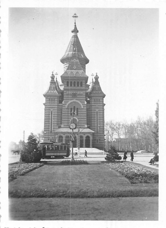 Тимишоара. Кафедральный собор Трёх Святителей. архивная фотография, Фото 1941 г. с аукциона e-bay.de