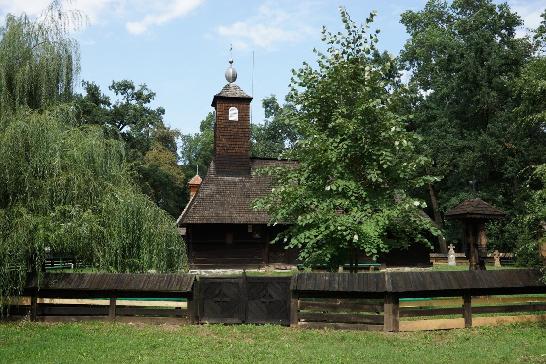 Музей Банатского Села, Тимишоара (Тимиш, Румыния). общий вид в ландшафте
