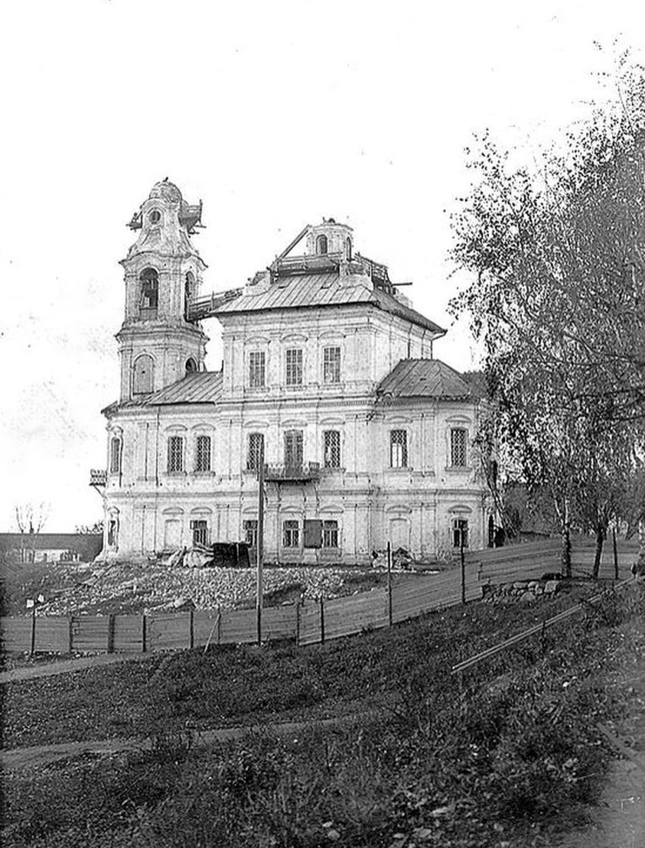 Кострома. Церковь Петра и Павла. архивная фотография, Разборка церкви. Лето 1939 года.