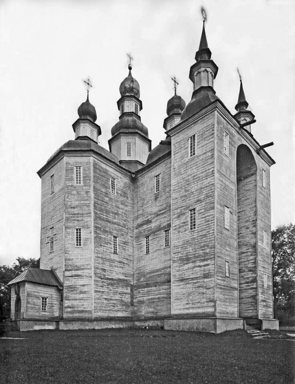 Собор Вознесения Господня, Березна (Корюковский район, Украина, Черниговская область). архивная фотография, Фото С.А. Таранушенко, 1928 г.