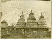 Церковь Сошествия Святого Духа, Фото 1909 года на польском сайте http://www.fototeka.ihs.uj.edu.pl/navigart/node/24773<br>, Нижнее Высоцкое, Турковский район, Украина, Львовская область