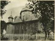 Церковь Воздвижения Креста Господня, Фото 1904 года на польском сайте http://www.fototeka.ihs.uj.edu.pl/navigart/node/24770<br>, Вощанцы, Самборский район, Украина, Львовская область