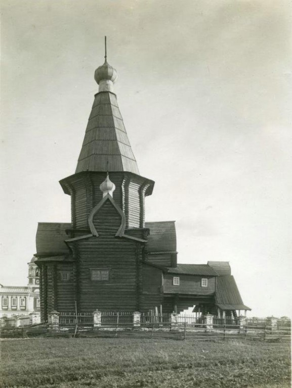 Церковь Флора и Лавра, Ростовское (Виноградовский район, Архангельская область). архивная фотография, Фото 1913-1915 гг. из фондов Московского государственного объединенного художественного историко-архитектурного и природно-ландшафтного музея-заповедника