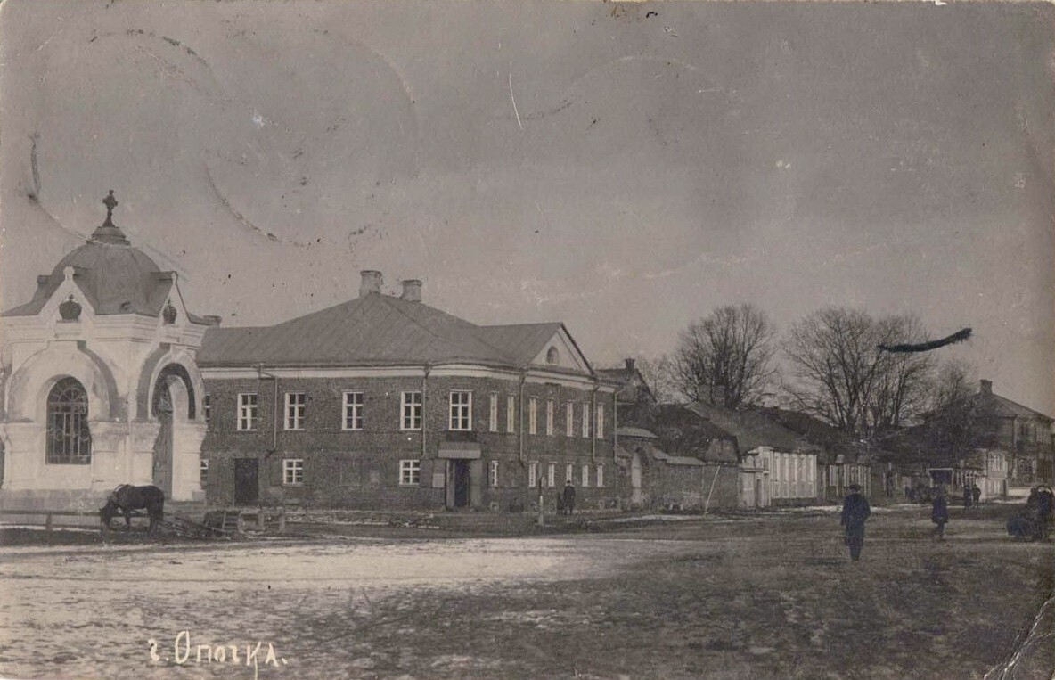 Часовня Александра Невского, Опочка (Опочецкий район, Псковская область). архивная фотография, Старинное фото с сайта Опочецкого районного центра культуры