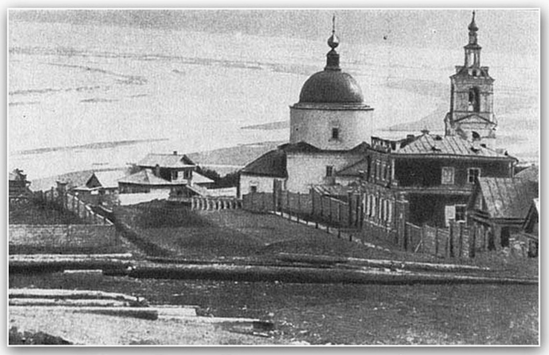 Церковь Тихвинской иконы Божией Матери, Ульяновск (Ульяновск, город, Ульяновская область). архивная фотография, 1866 – 1867. Фотограф А.С. Муренко.