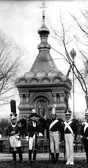 Петроградский район. Часовня Александра Невского при казармах Лейб-гвардии гренадерского полка. архивная фотография, фото с сайта http://www.preobragenie.ru/hram1.html