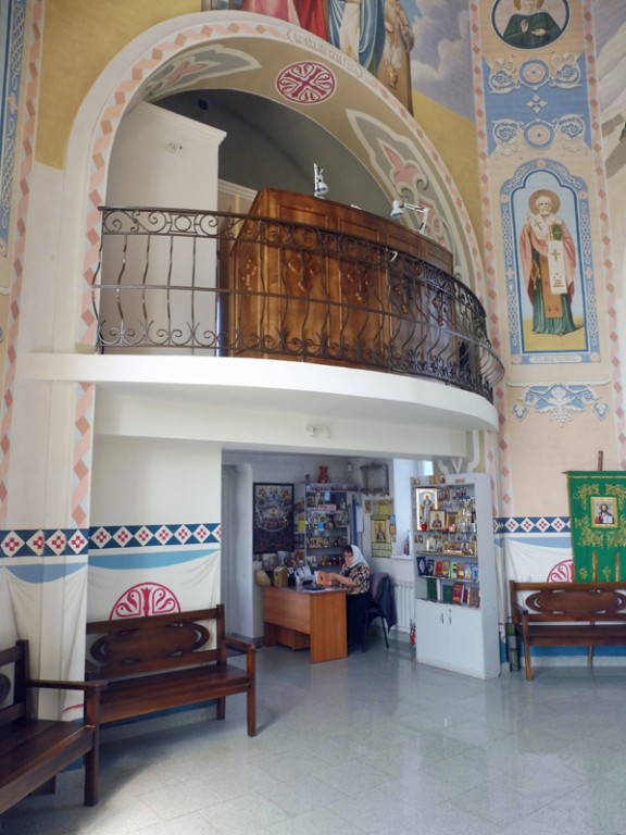 Церковь Феодора Ушакова, Увельский (Увельский район, Челябинская область). интерьер и убранство, Хоры