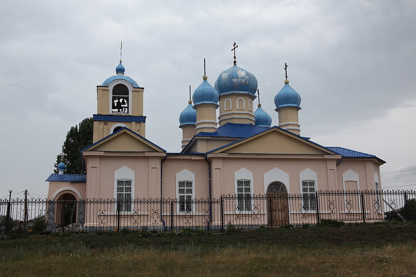 Кочкарь. Церковь Вознесения Господня. общий вид в ландшафте