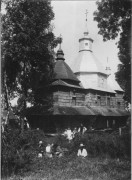 Церковь Николая Чудотворца, Архивное фото 1915-1918 гг. утраченной деревянной церкви на польском сайте http://www.fototeka.ihs.uj.edu.pl/navigart/node/22603<br>, Городок, Львовский район, Украина, Львовская область