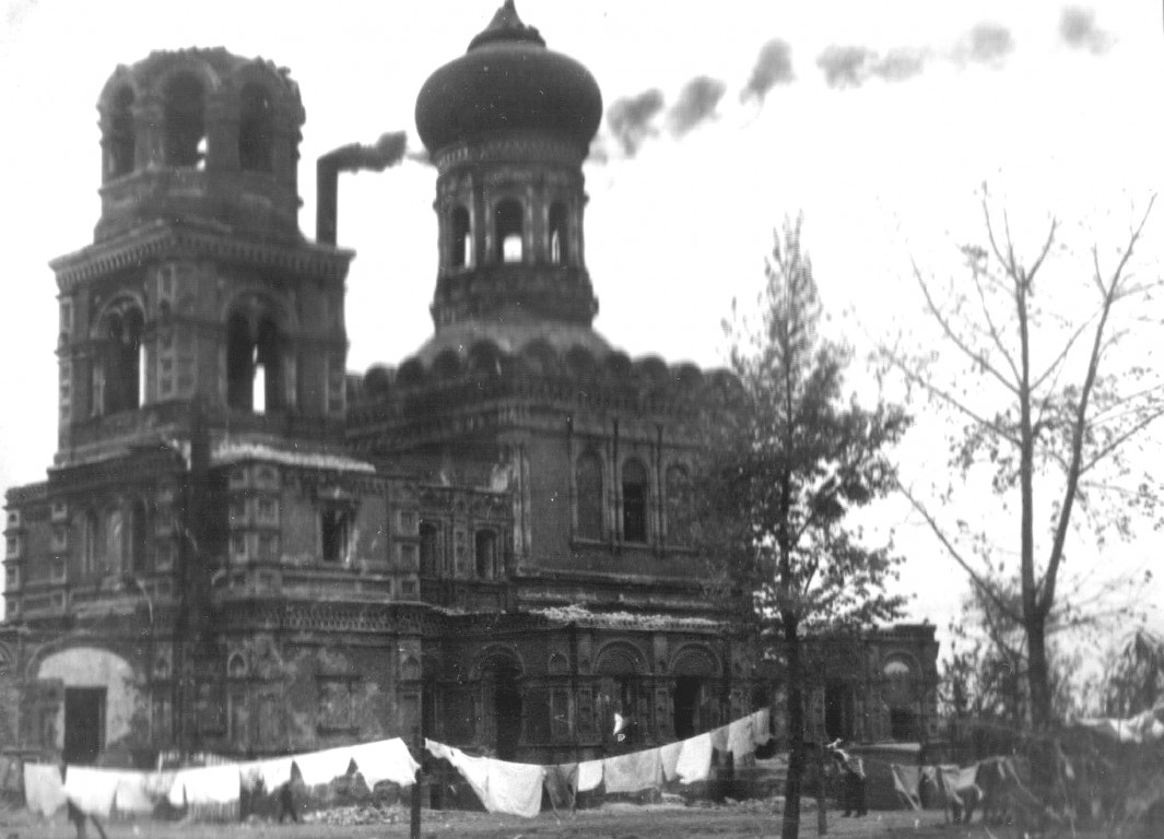 Церковь Александры Римской, Иркутск (Иркутск, город, Иркутская область). архивная фотография, начало разрушения