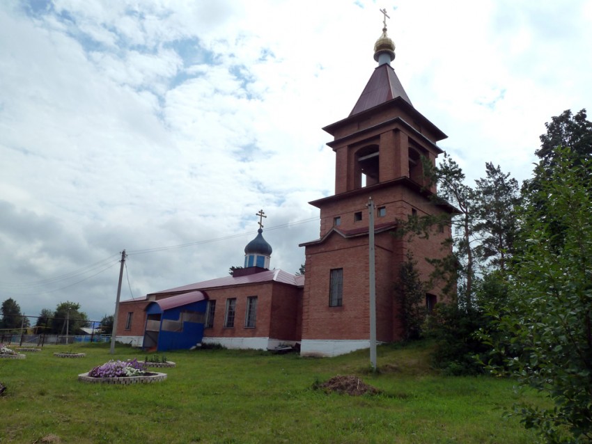 Новое Ганькино. Церковь Тихона, Патриарха Всероссийского. фасады