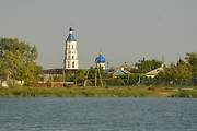 Церковь Успения Пресвятой Богородицы, Вид с Дона, Курган, Азовский район и г. Азов, Ростовская область