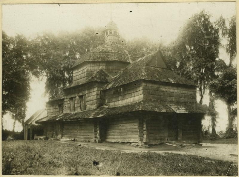 Церковь Космы и Дамиана, Ходоров (Жидачовский район, Украина, Львовская область). архивная фотография, Фото 1926 года http://www.fototeka.ihs.uj.edu.pl/navigart/node/22435