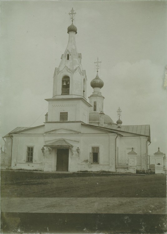 Троице-Герасимовская церковь. Фото Дунаева Б. И. 1913-14 гг. из собрания Сольвычегодского музея (СИХМ КП-4860. Ф 599), архивная фотография. Церковь Троицы Живоначальной у Кайсарова ручья, Вологда (Вологда, город, Вологодская область)