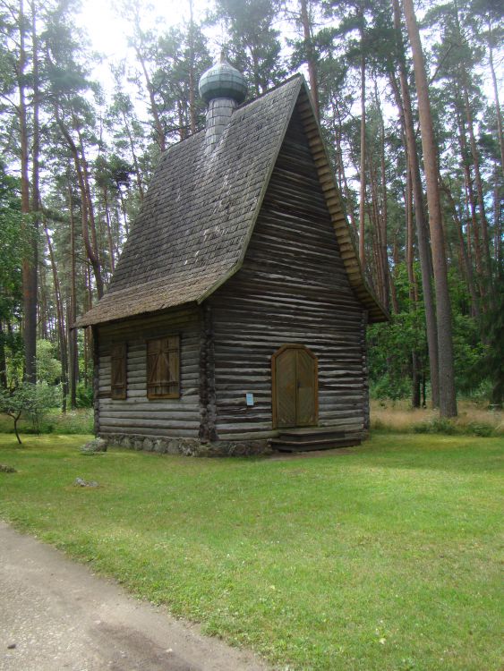 Латвийский этнографический музей под открытым небом, Рига (Рига, город, Латвия). фасады, Общий вид на церковь с левой стороны