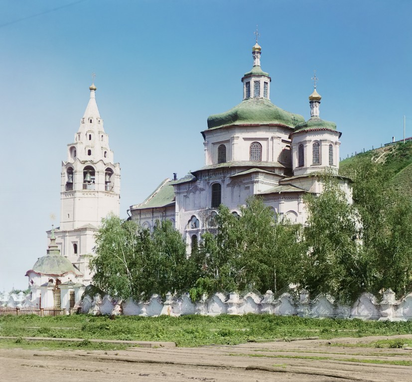 Тобольск. Церковь Богоявления Господня. архивная фотография, С. М. Прокудин-Горский.1912 год. реставрация Ходаковские Константин и Владимир с сайта http://prokudin-gorskiy.ru/image.php?ID=1502