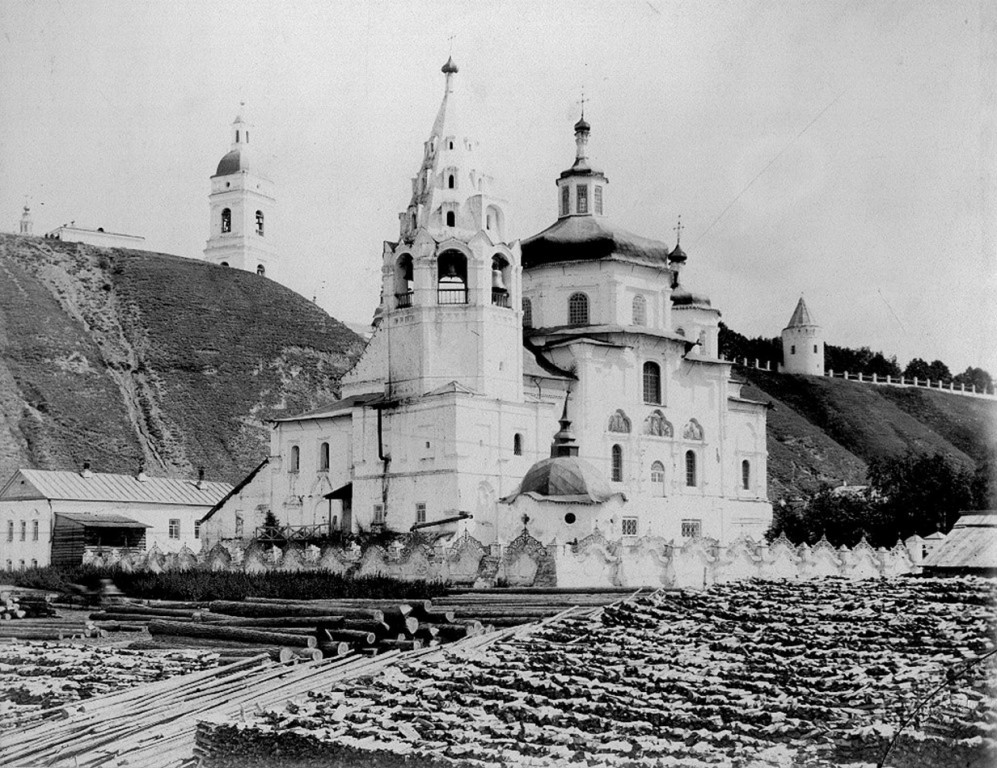 Тобольск. Церковь Богоявления Господня. архивная фотография, фото 1905-1910 год с sibir79.livejournal.com