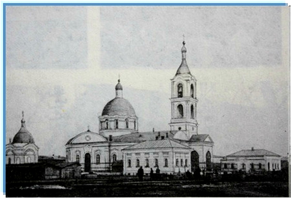 Церковь Петра и Павла на бывшей Базарной площади, Пенза (Пенза, город, Пензенская область). архивная фотография, год фото не установлен. http://www.penza-gorod.ru/