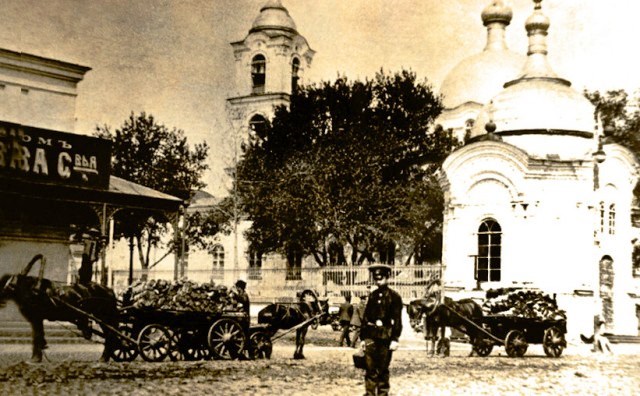 Церковь Петра и Павла на бывшей Базарной площади, Пенза (Пенза, город, Пензенская область). архивная фотография, Фото с сайта http://old-penza.livejournal.com/10313.html