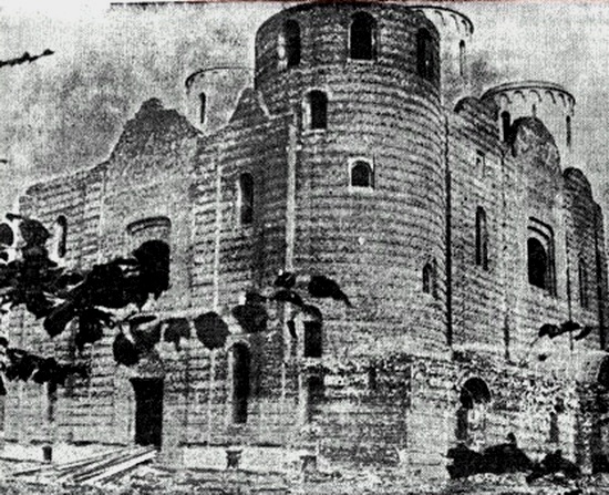 Собор Александра Невского в память Александра III, Лиепая (Лиепая, город, Латвия). архивная фотография, Фото с сайта http://www.nashaliepaja.lv/istoriya-sobora-aleksandra-nevskogo-postroennogo-i-snesyonnogo.html