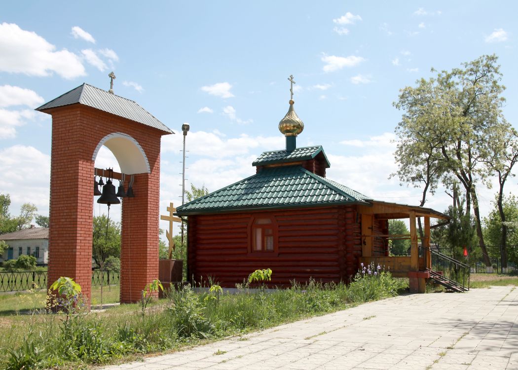Часовня Покрова Пресвятой Богородицы, Елизаветинская (Азовский район и г. Азов, Ростовская область). фасады, Вид с северо-запада.