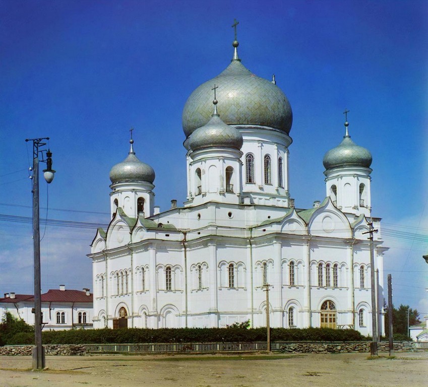 Петрозаводск. Собор Сошествия Святого духа. архивная фотография, Прокудин-Горский С. М. 1916 год с сайта http://www.prokudin-gorsky.org/