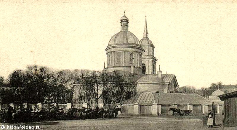 Церковь Покрова Пресвятой Богородицы в Большой Коломне, Адмиралтейский район (Санкт-Петербург, г. Санкт-Петербург). архивная фотография, фото с http://oldsp.ru/old/photo/view/10093