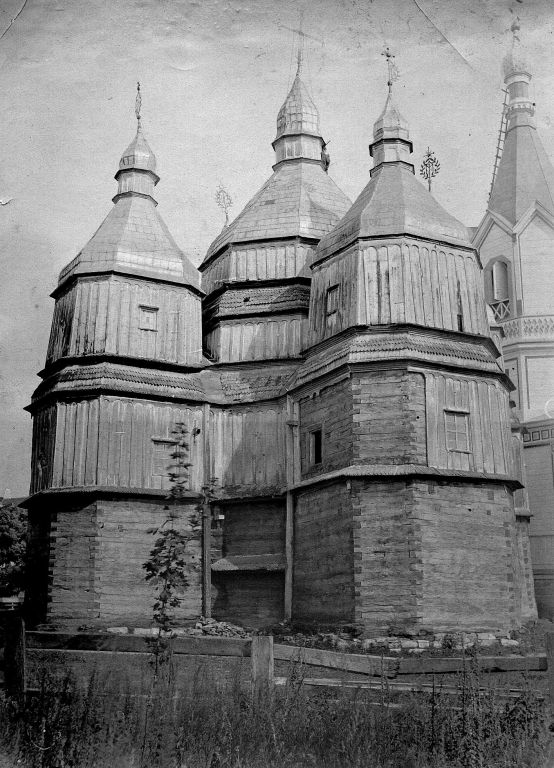 Церковь Успения Пресвятой Богородицы, Ярышев (Могилёв-Подольский район, Украина, Винницкая область). архивная фотография, Фото начала ХХ в.