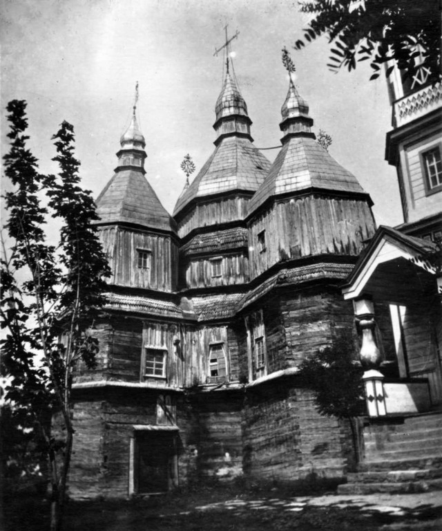 Церковь Успения Пресвятой Богородицы, Ярышев (Могилёв-Подольский район, Украина, Винницкая область). архивная фотография, Перед разбором, 1910 г.