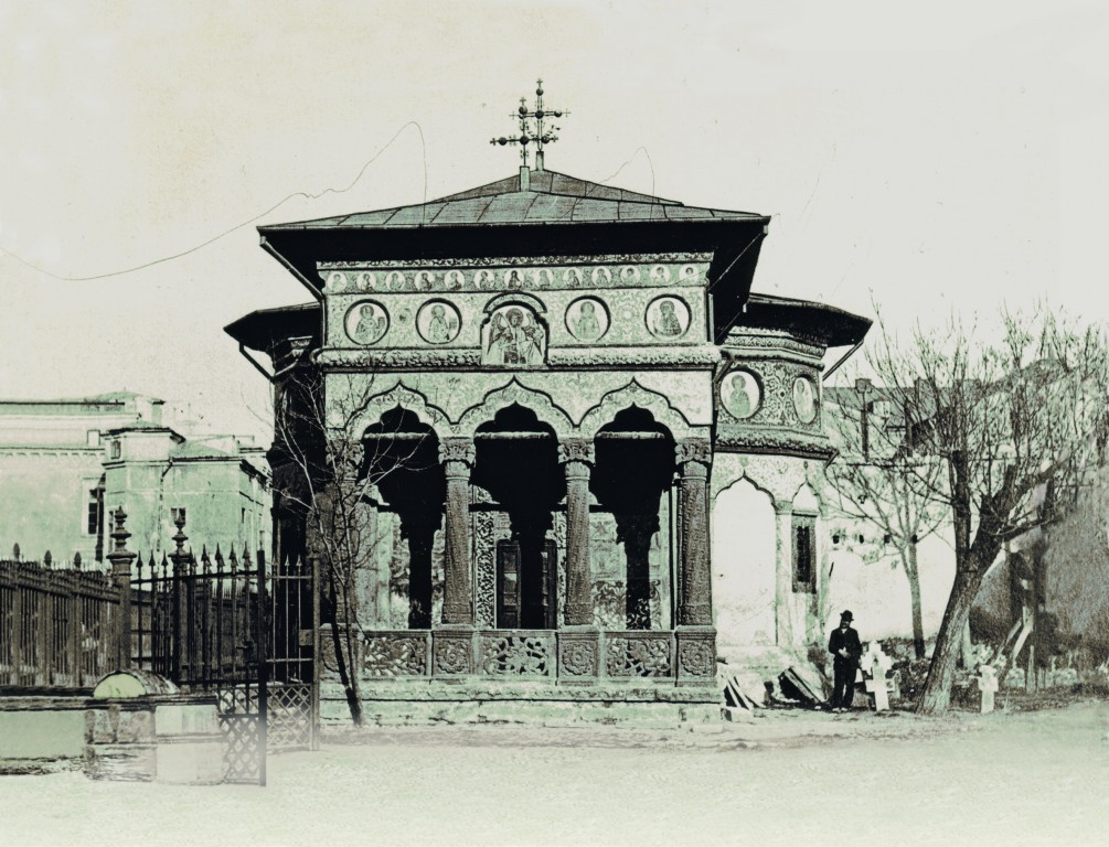 Монастырь Ставрополеос, Бухарест, Сектор 3 (Бухарест, Румыния). архивная фотография, Фото с сайта www.stavropoleos.ro