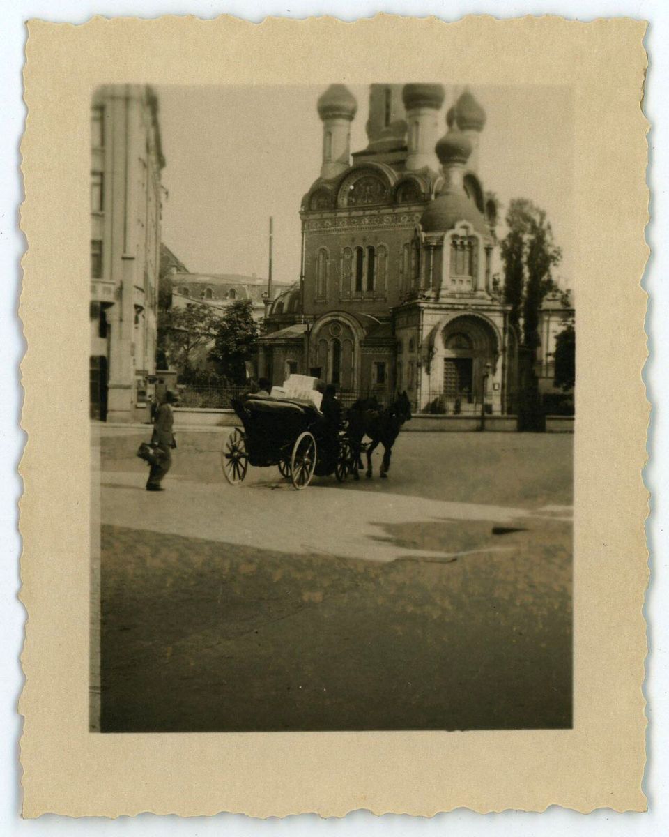 Церковь Николая Чудотворца, Бухарест, Сектор 3 (Бухарест, Румыния). архивная фотография, Фото 1941 г. с аукциона e-bay.de