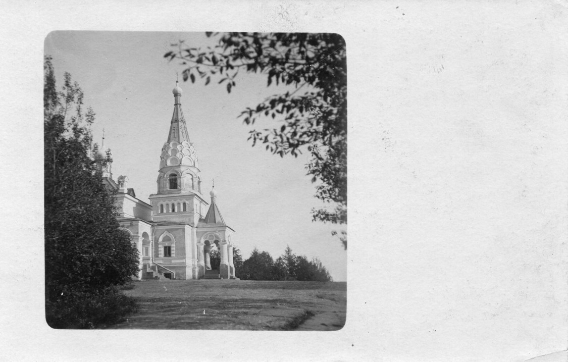 Церковь Ольги равноапостольной в Дудергофе, Красносельский район (Санкт-Петербург, г. Санкт-Петербург). архивная фотография, Частная коллекция. Фото 1900-х годов