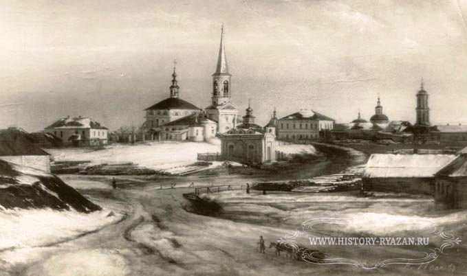 Церковь Симеона Столпника, Рязань (Рязань, город, Рязанская область). архивная фотография, фото с сайта www.history-ryazan.ru